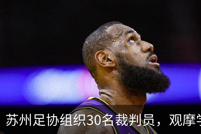 苏州足协组织30名裁判员，观摩学习中国裁判组执法世界杯